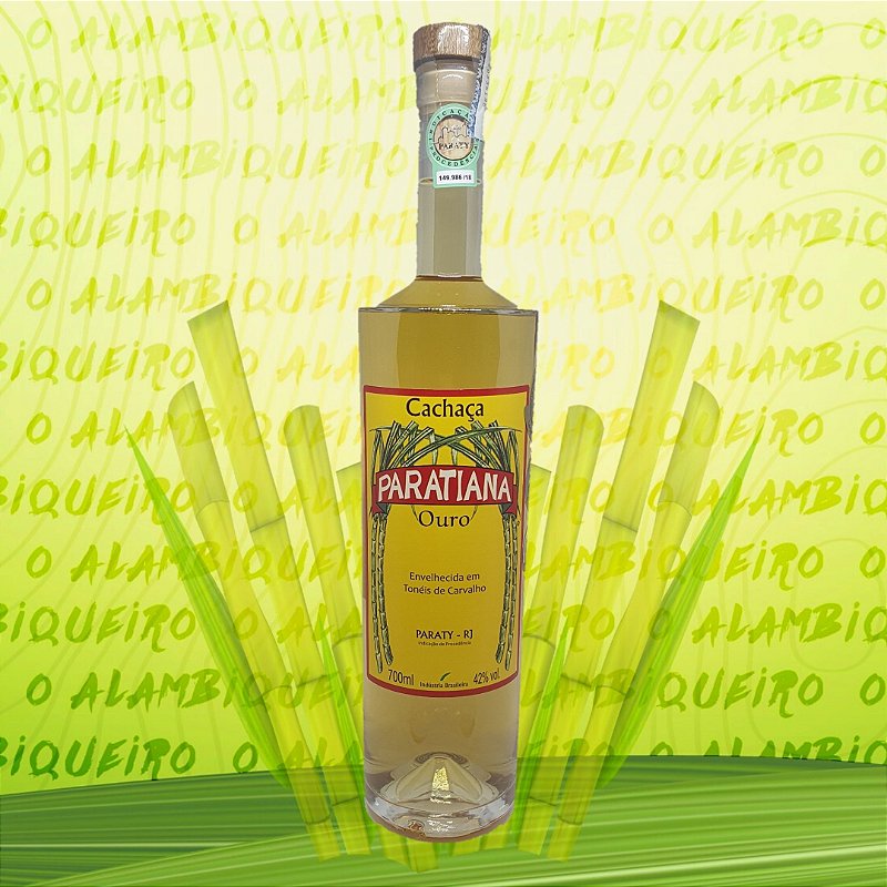 Cachaça Paratiana Ouro 700ml