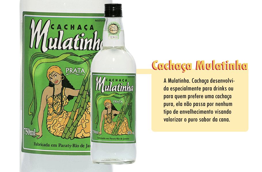 Cachaça Mulatinha Prata 750ml