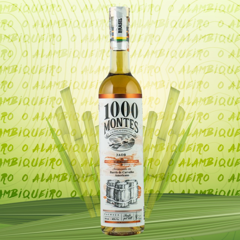 Cachaça 1000 Montes Carvalho 500ml