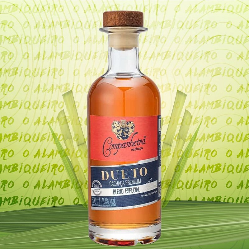 Cachaça Companheira Dueto 500ml