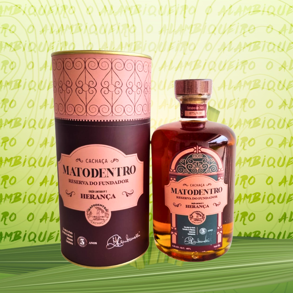 Cachaça Mato Dentro Reserva do Fundador Herança 