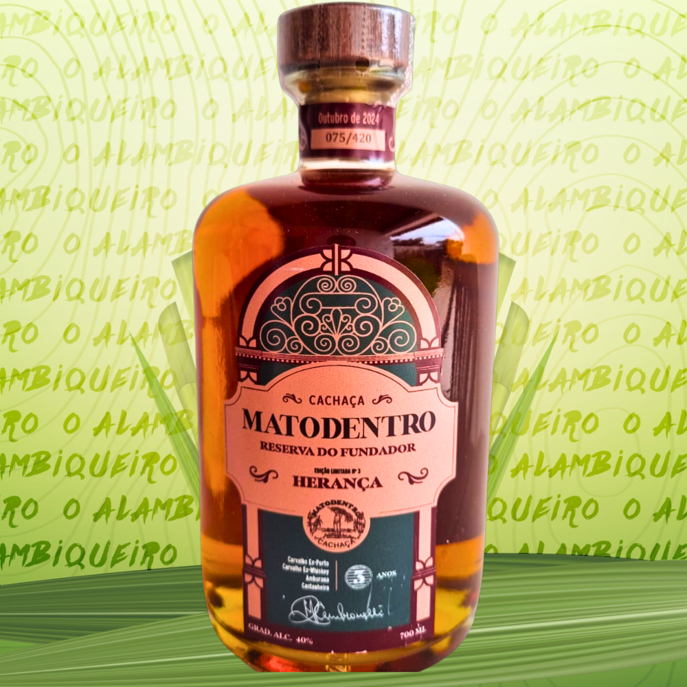 Cachaça Mato Dentro Reserva do Fundador - Edição Herança