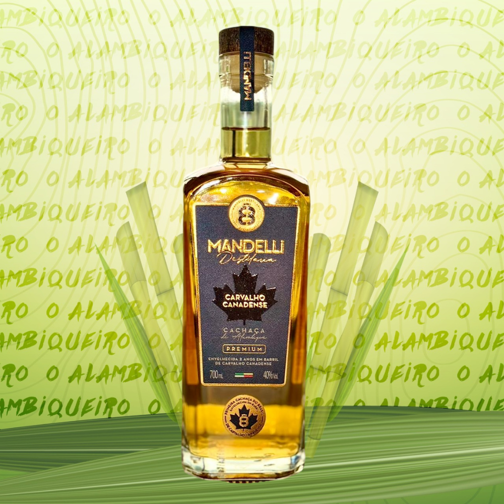 Cachaça Mandelli Carvalho Canadense 02 anos 700ml