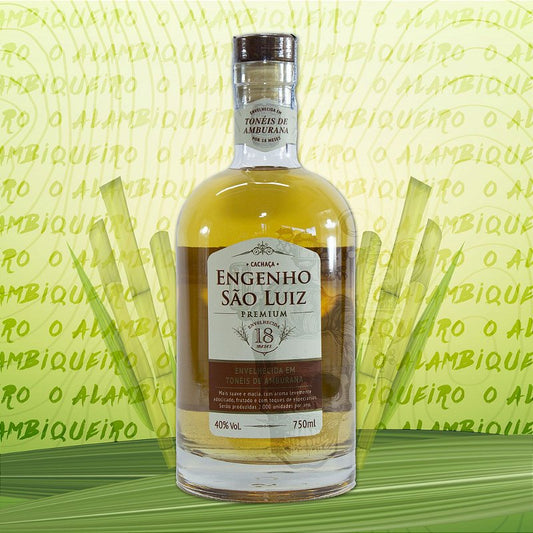 Cachaça Engenho São Luiz Premium Amburana 750ml