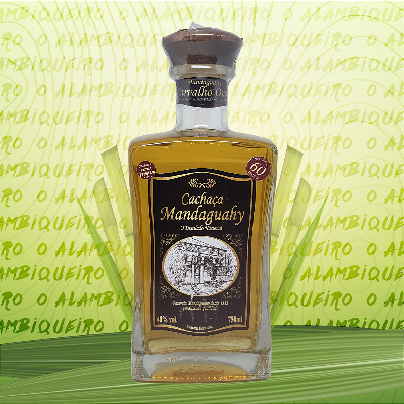 Cachaça Mandaguhy Carvalho 05 anos 750ml