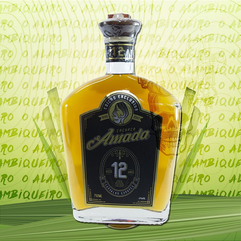 Cachaça Amada Carvalho 12 Anos 750ml