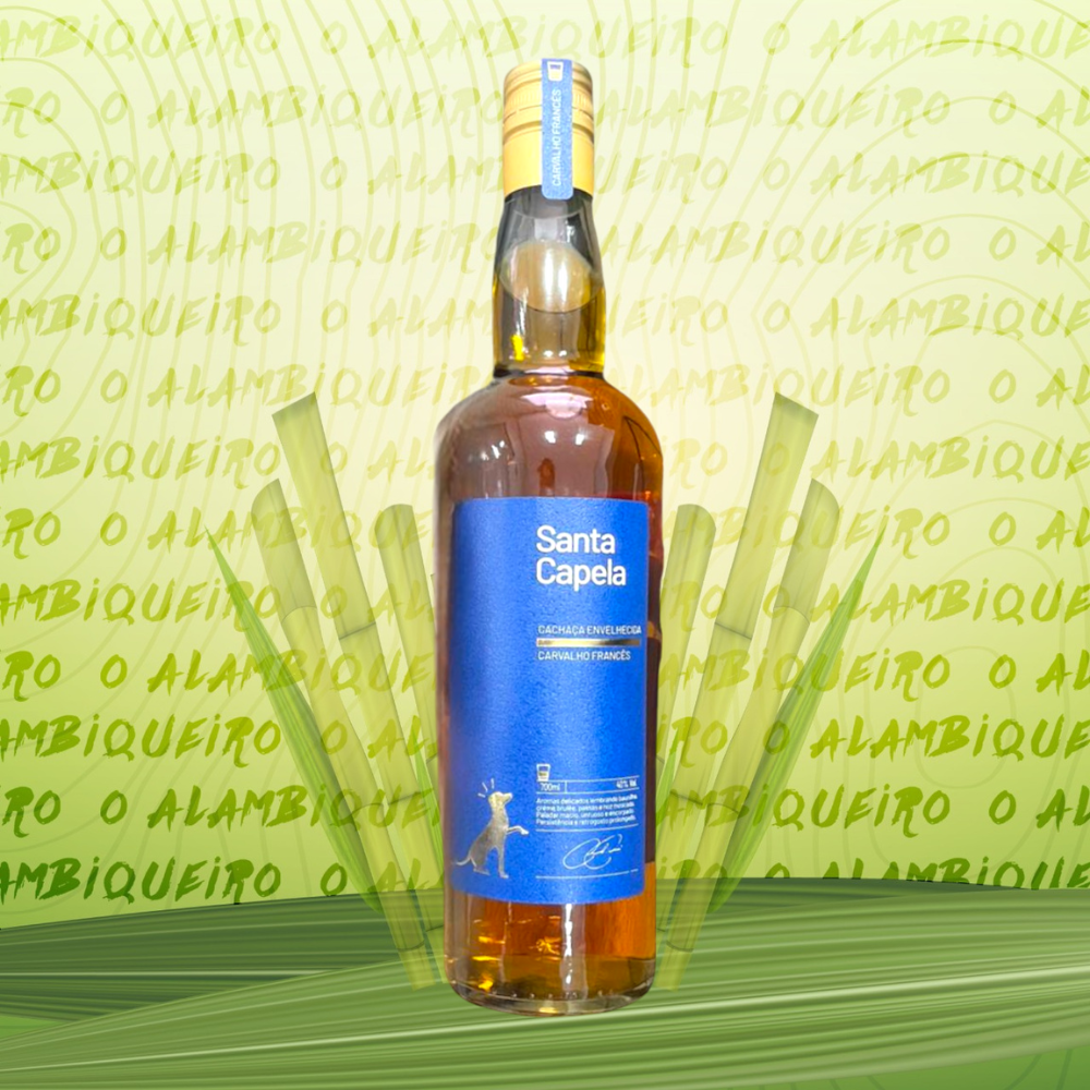 Cachaça Santa Capela Carvalho Francês 700ml