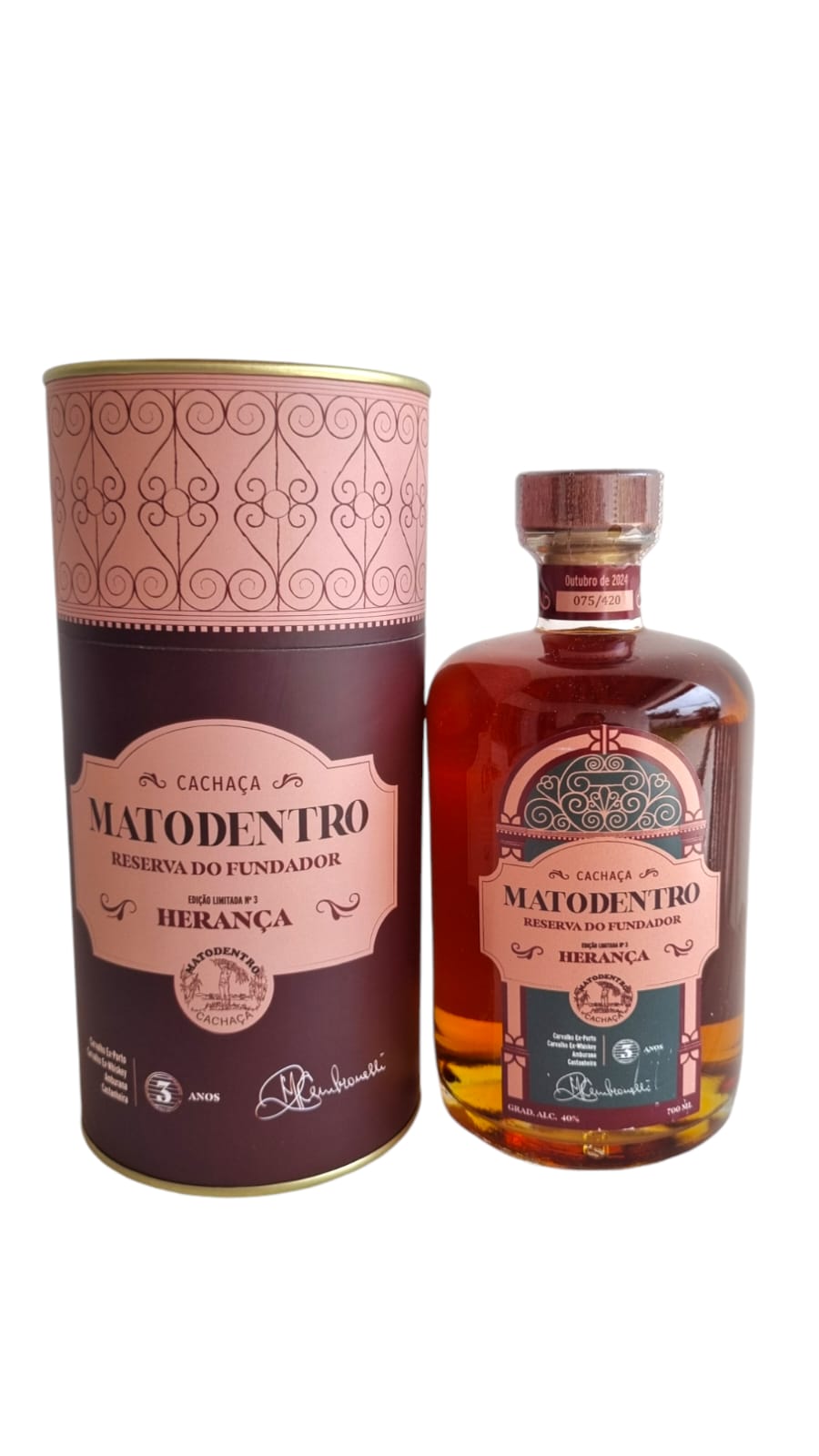 Cachaça Mato Dentro Reserva do Fundador - Edição Herança